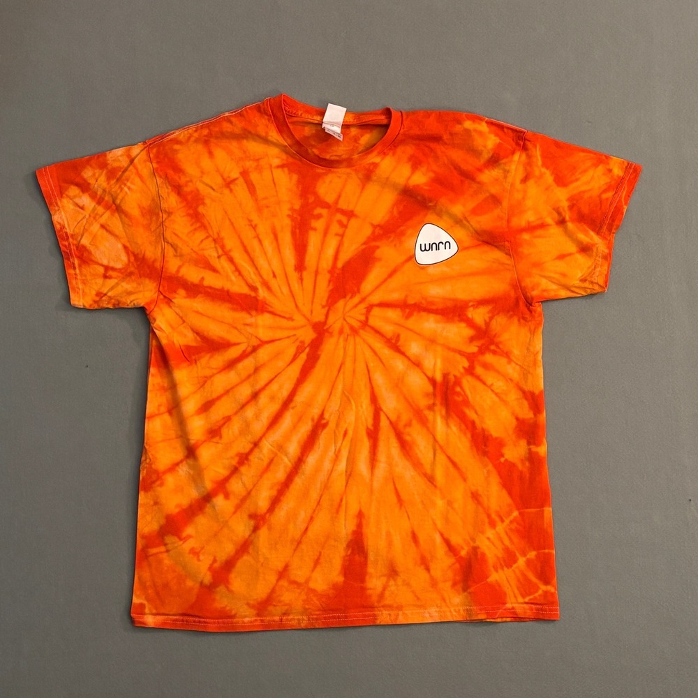 Grateful Dead WNRN Virginia Orange Tie Dye Shirt XL Stealie Steal your Face Dead - Picture 5 of 6